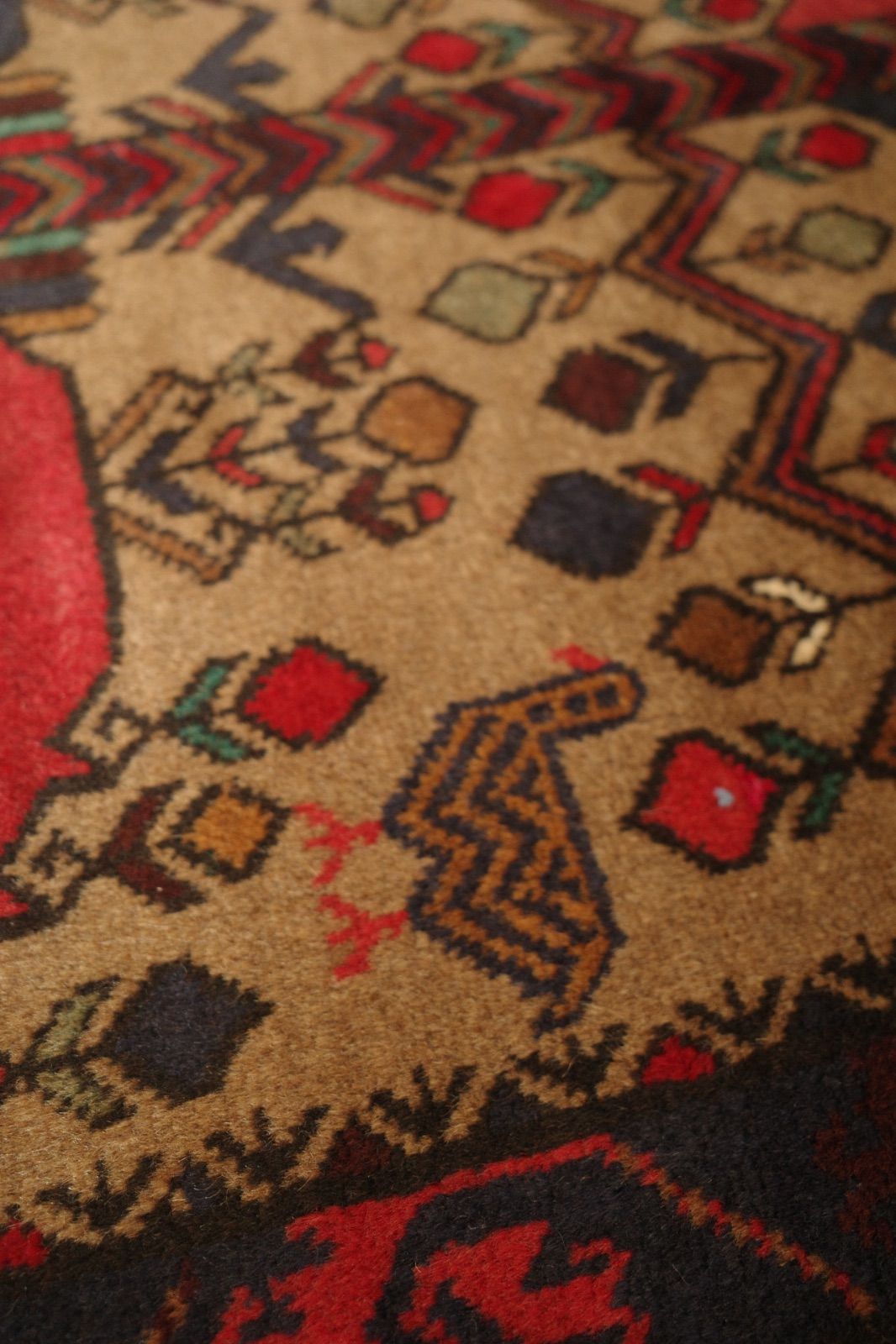 トライバルラグ ヴィンテージラグ アフガンラグ バルーチ アフガンラグ