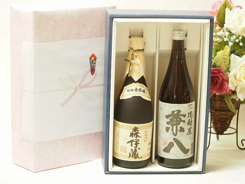 プレミアムギフトボックス芋焼酎森伊蔵セット 麦焼酎兼八25