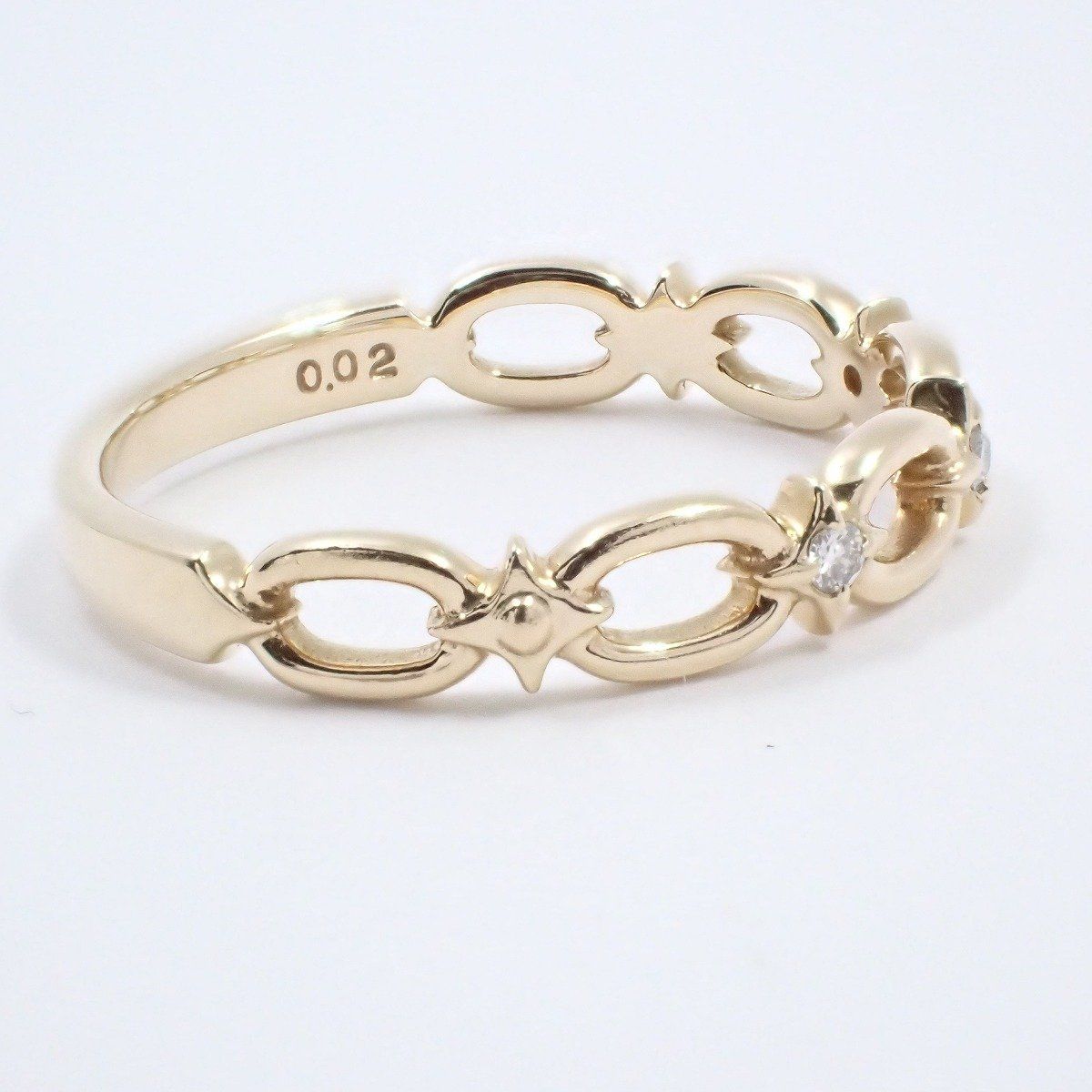 STAR JEWELRY スタージュエリー DIAMOND LACY リング 指輪 K10  