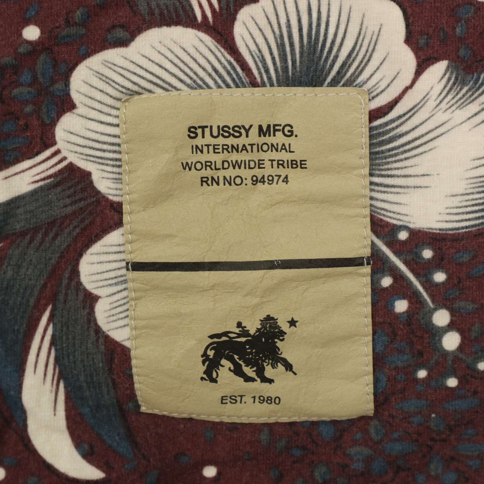 STUSSY MFG. ハイビスカス 柄シャツ Lサイズ STUSSY - Stussy ハイビスカスTシャツの通販 by ponz mall