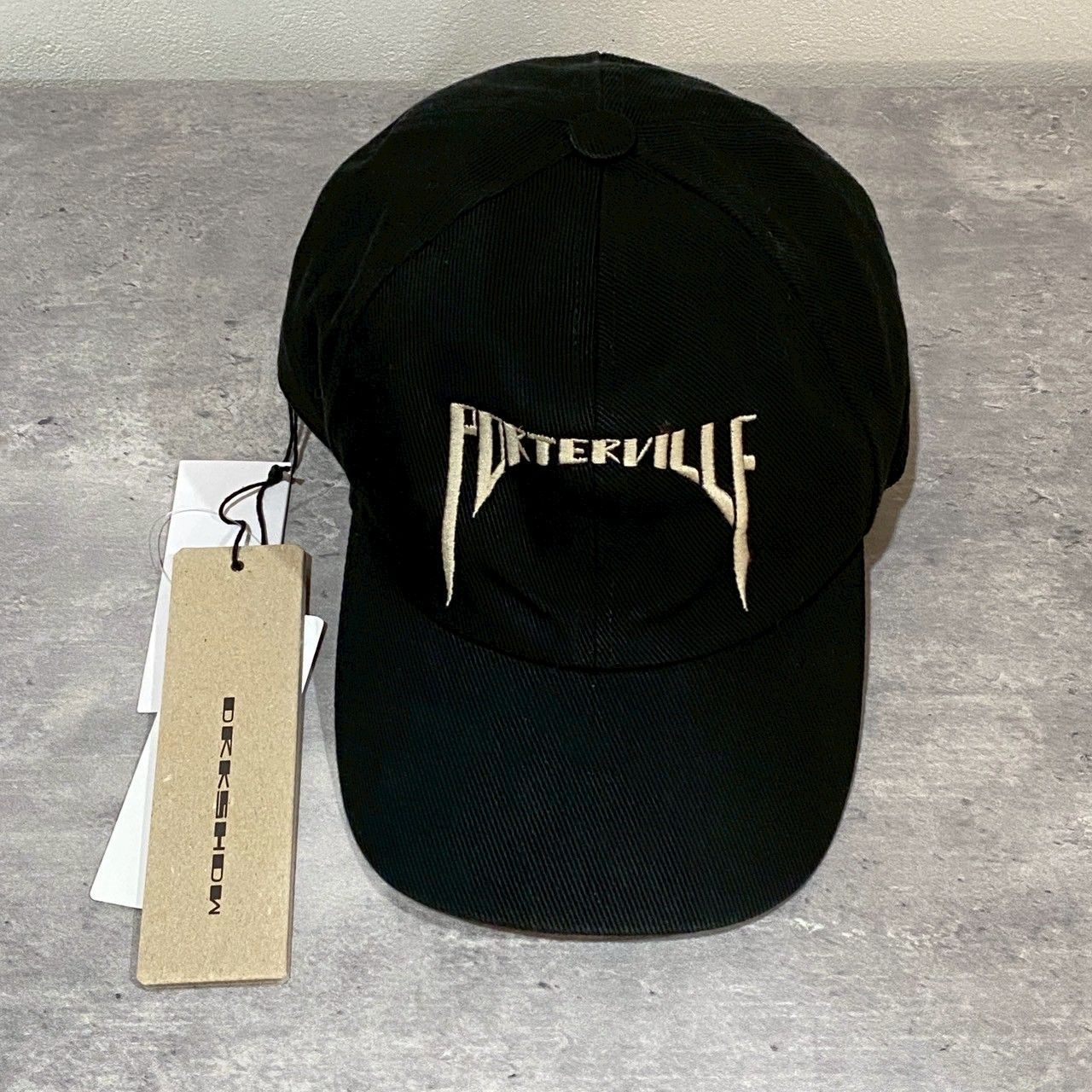 Rick Owens DRKSHDW』(L) 刺繍ロゴキャップ - メルカリ