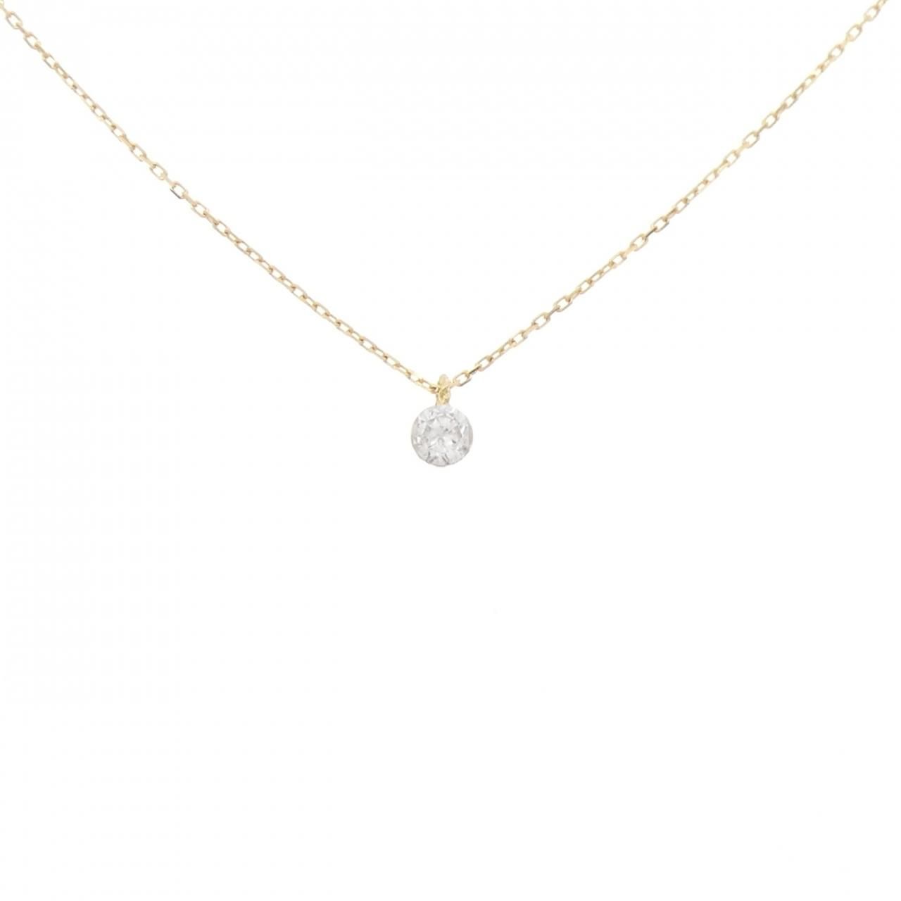 アガット ダイヤモンド ネックレス 0.2CT