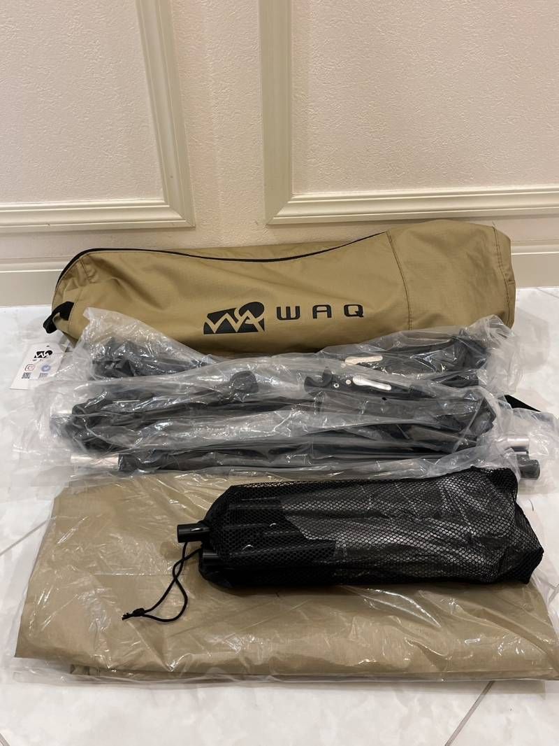 WAQ 2way フォールディングコット waq-cot1 キャンプ用品