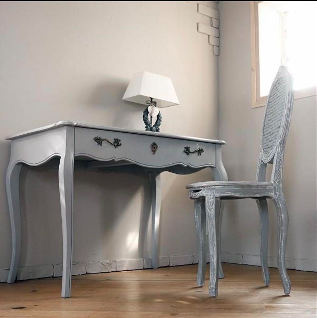 デスク　学習机　アンティーク調　姫系　フレンチ家具 デスク 学習机 アンティーク調 姫系 フレンチ家具 - メルカリ