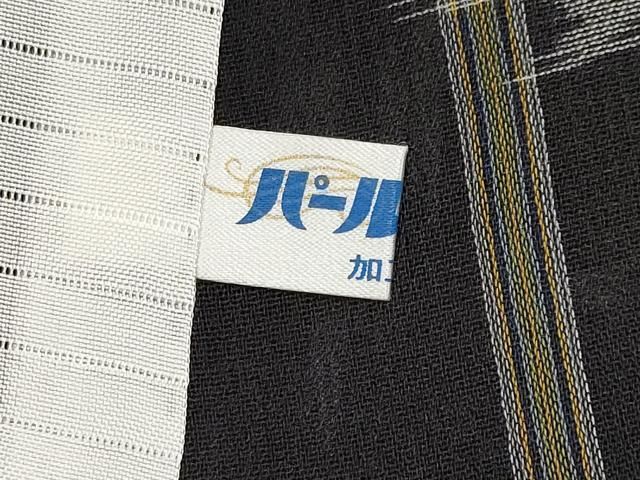 平和屋本店□極上 夏物 本場琉球絣 夏琉球 黒地 逸品 CYAA1888s5  