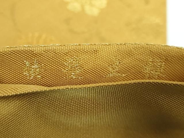 平和屋本店□極上 太鼓柄袋帯 唐織 笹蔓文様 本金 逸品 DZAA5498kh5