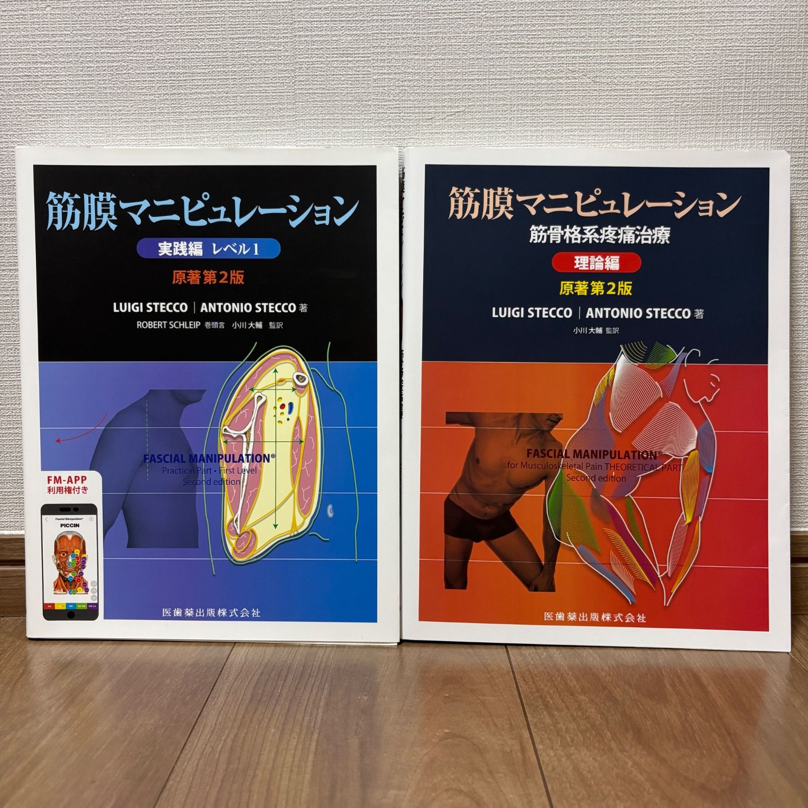 筋膜マニピュレーション 筋骨格系疼痛治療 理論編と実践編 計2冊