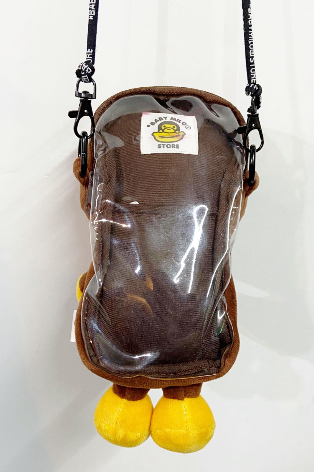 A BATHING APE アベイシングエイプ BABY MILO HEART MOBILE BAG