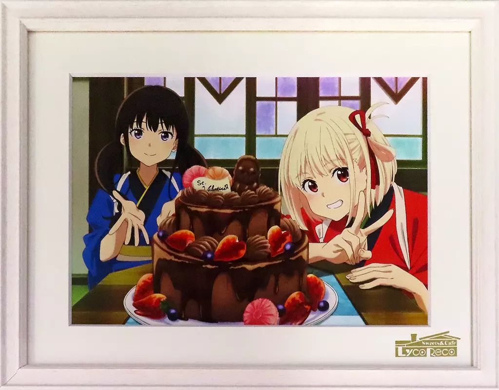 中古】原画イラストボード 付属品付)リコリス・リコイル アフター 