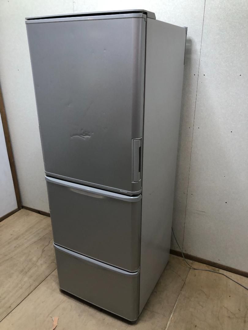 SHARP シャープ 冷蔵庫 SJ-W356J-S 350L 幅60.0cm スリムタイプ