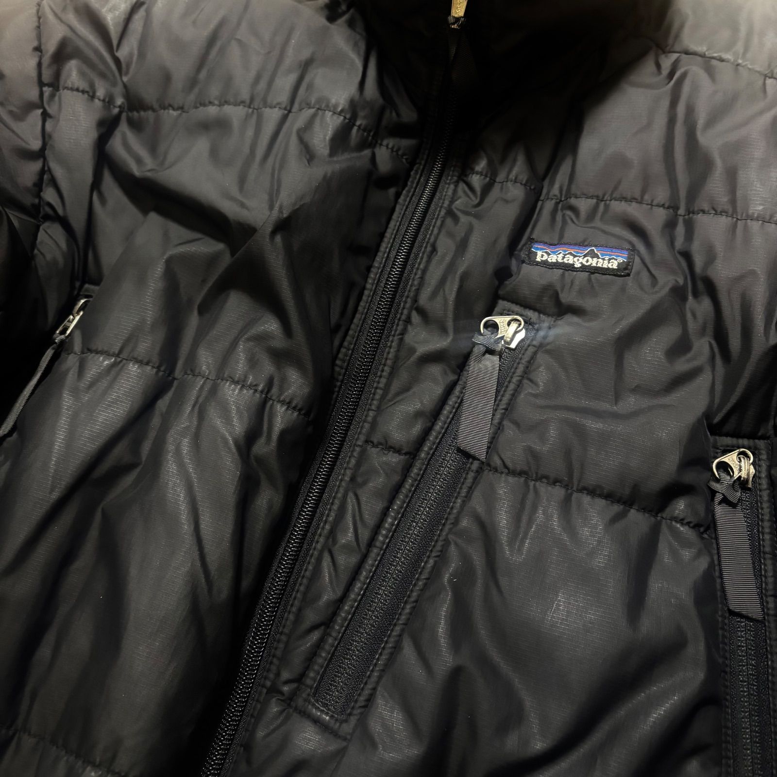 Patagonia パフジャケット L 黒 2002年製 パタゴニア - メルカリ