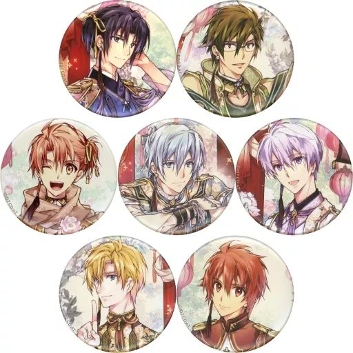 中古】バッジ・ピンズ 全7種セット 「アイドリッシュセブン(原作版) 缶