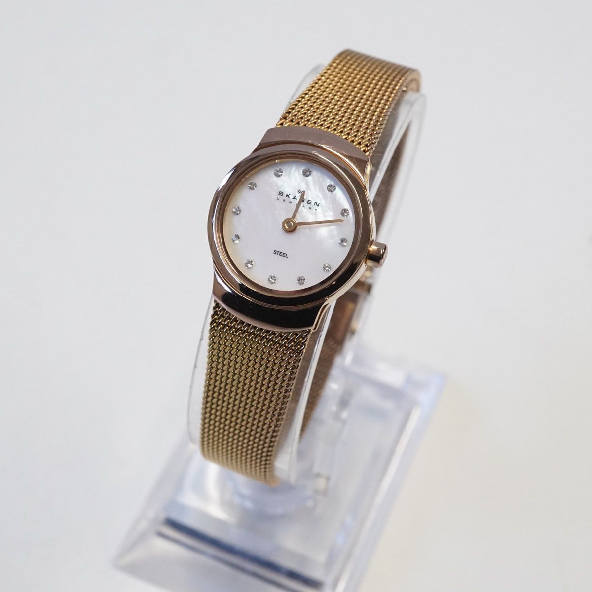 SKAGEN スカーゲン 腕時計 USED美品 502XSRR レディース シェル 