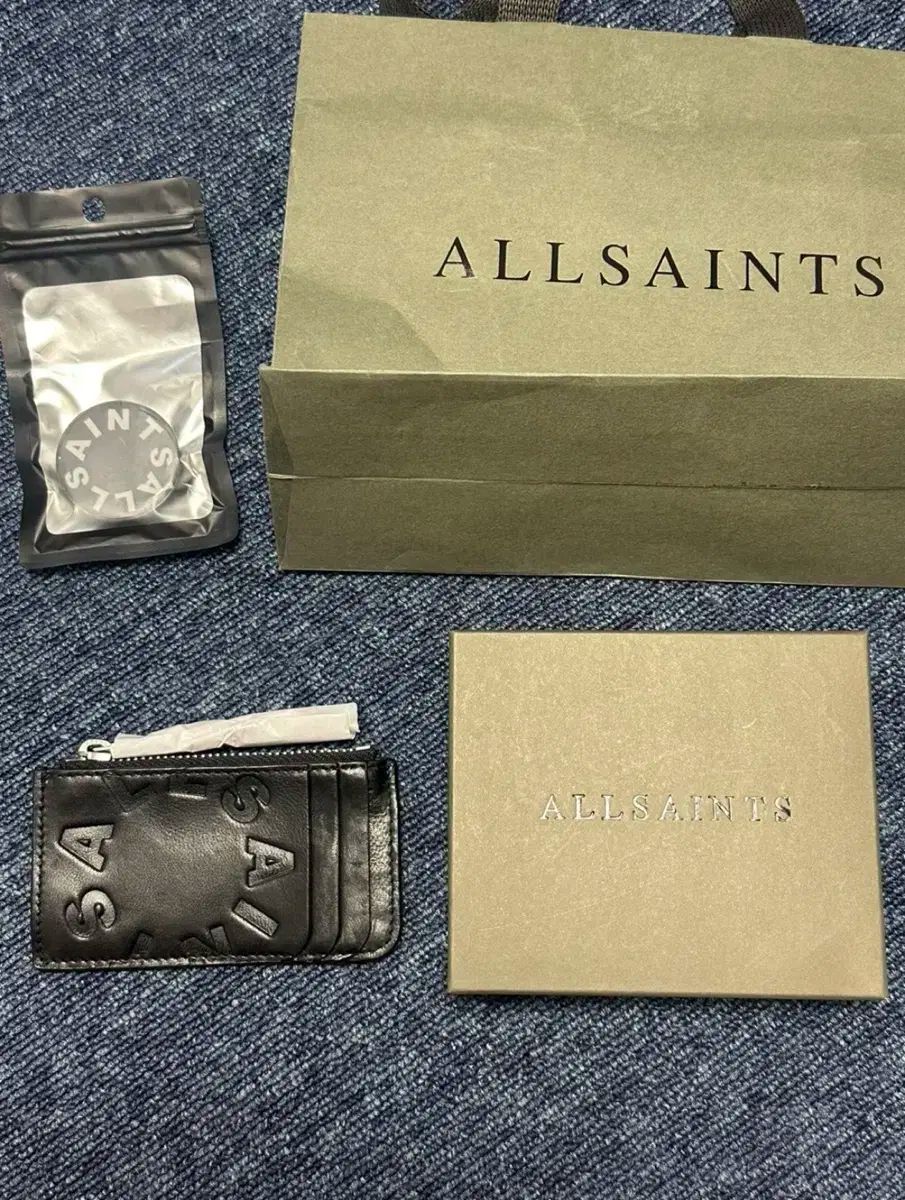 allsaints オールセインツ イサム ファスナー カード ホルダー M168XB ー 5