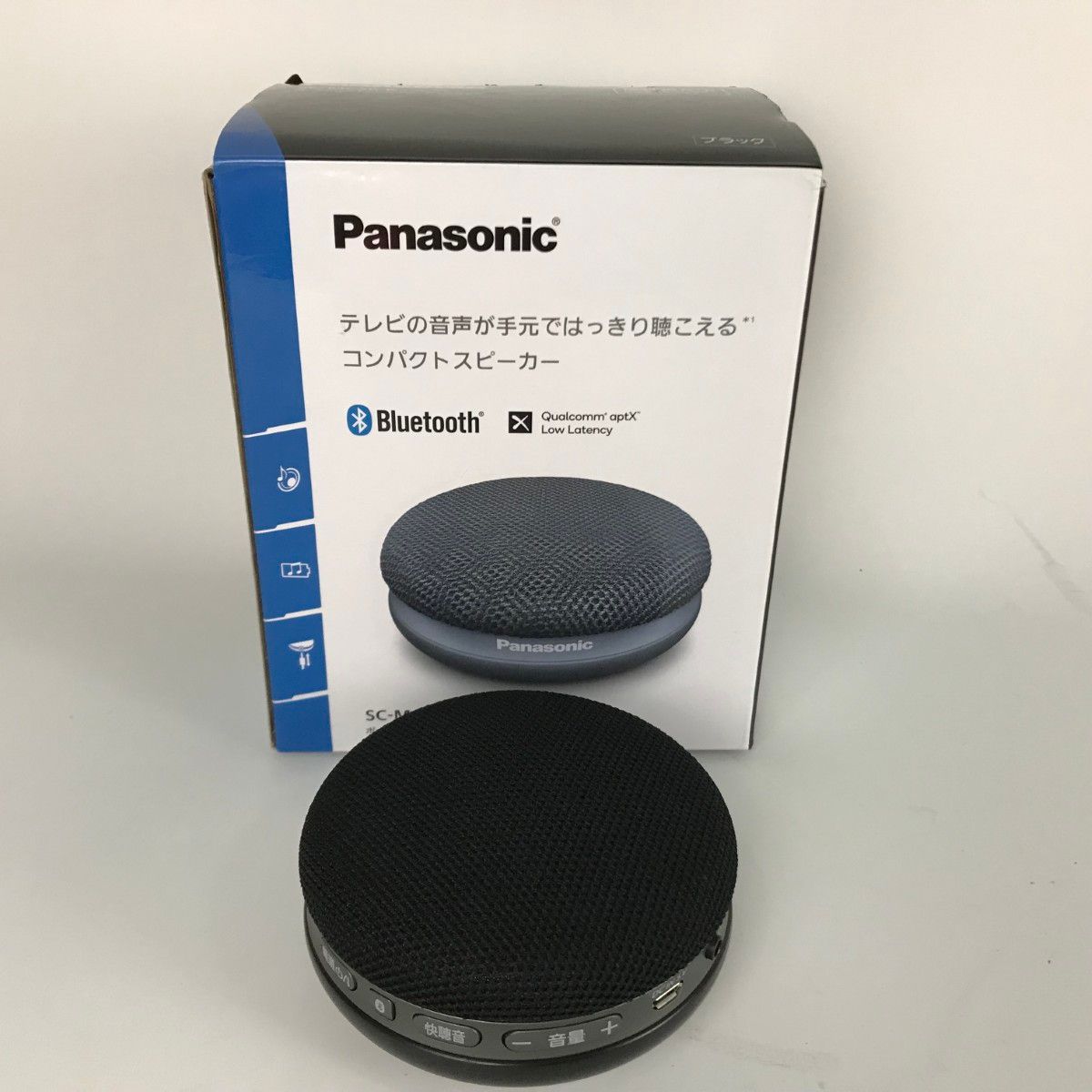 Panasonic パナソニック ワイヤレススピーカー BlueTooth機能 SC-MC30 ブラック