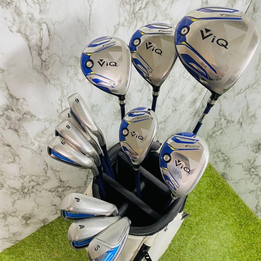 良品】CB無 ツアーステージ ViQ 2023 メンズゴルフセット 12本 R