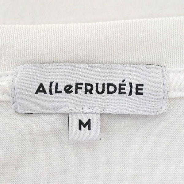 A(LeFRUDE)E / アレフルード ◇Tシャツ/刺繍/フクロウ/ホワイト