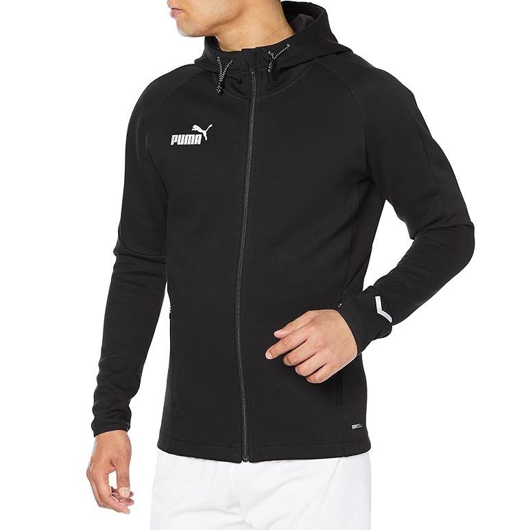 プーマ PUMA 新品 メンズ 吸水速乾 ドライ カジュアル トレーニング ジャケット パーカー ウェア 黒 [658095-03-S] 二 零QWER