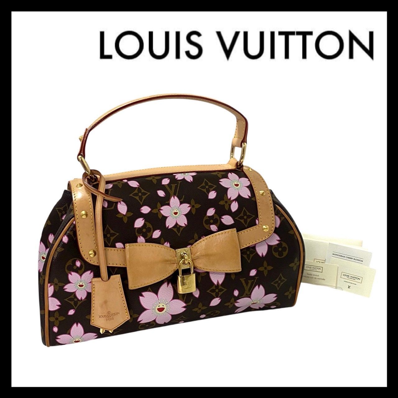 ルイヴィトン ハンドバッグ サックレトロ PM 村上隆 M92012 桜