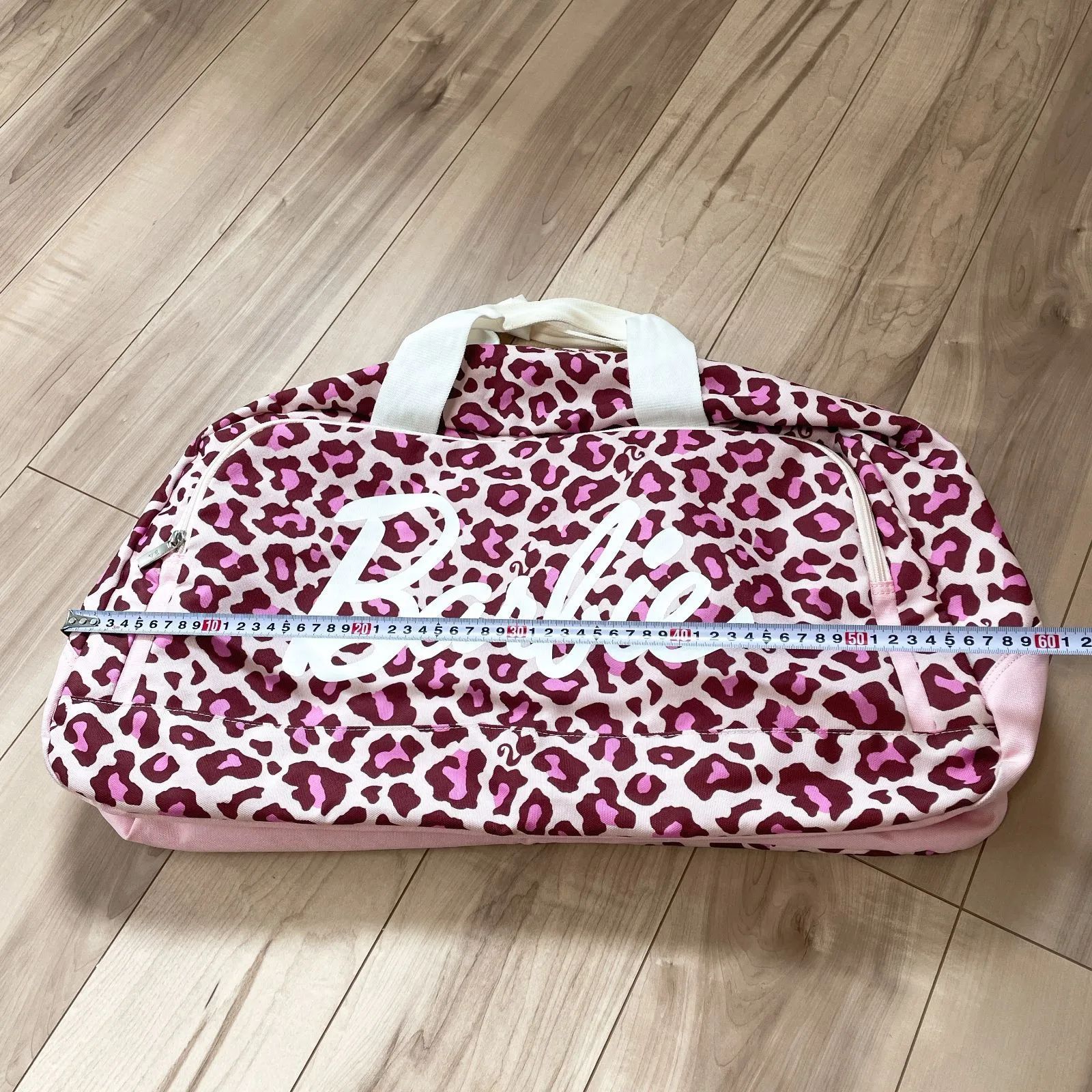 Barbie バービー ボストンバッグ レオパード ヒョウ柄 ピンク 