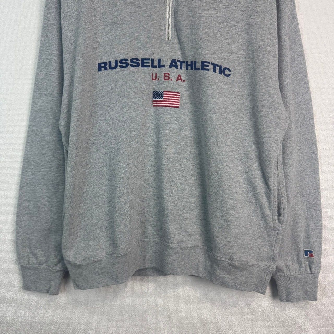 ラッセルアスレティック スウェット トレーナー USA古着 90s ブラック 黒