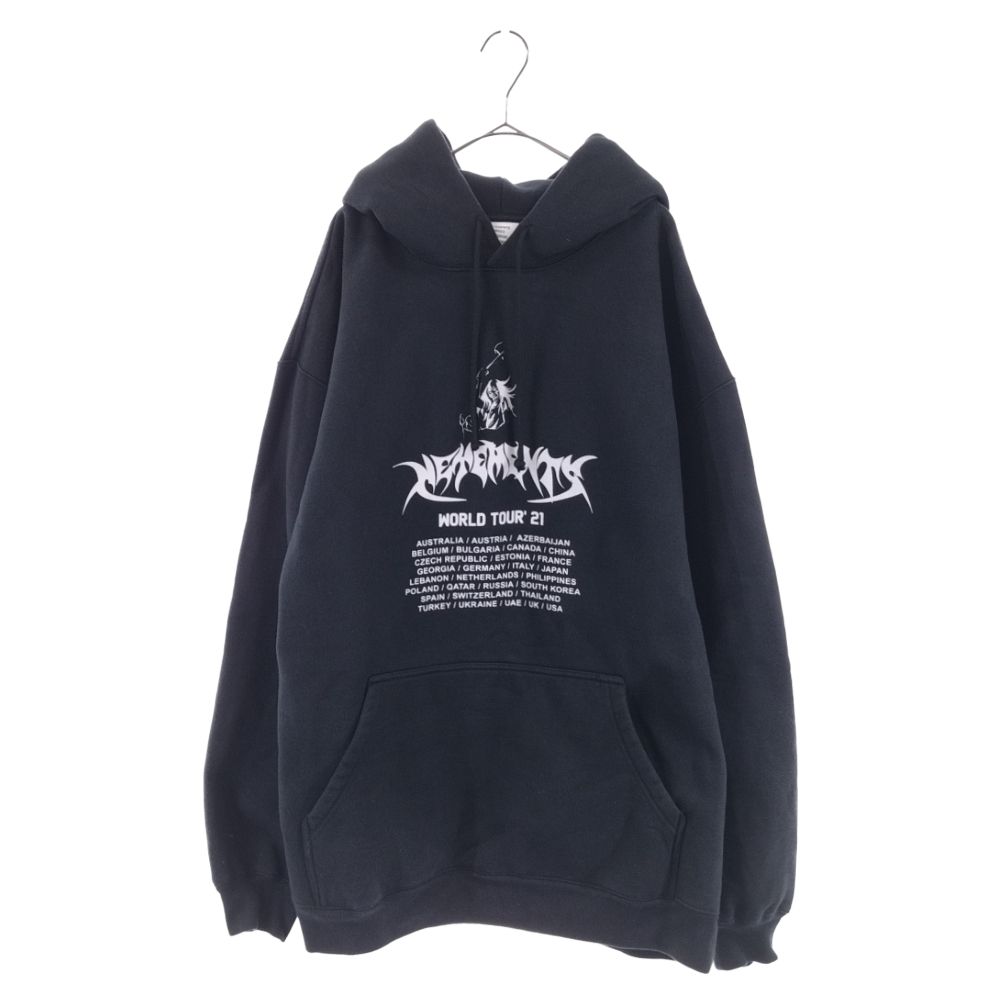 VETEMENTS (ヴェトモン) 20AW WORLD TOUR OVERSIZED LOGO HOODIE