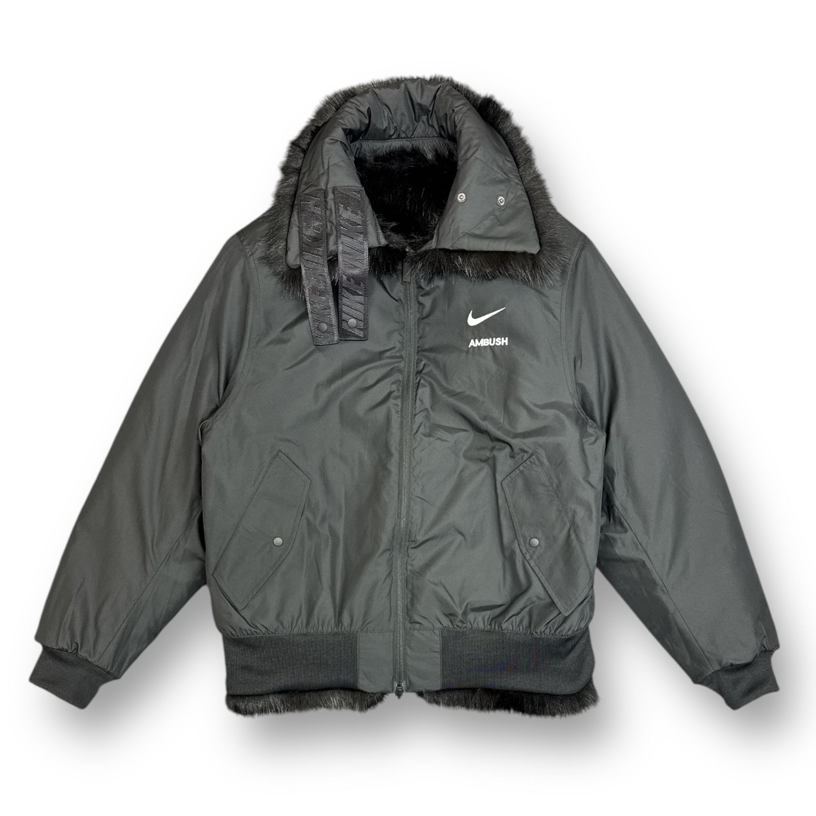 NIKE × AMBUSH 18AW Reversible Faux Fur Coat Jacket