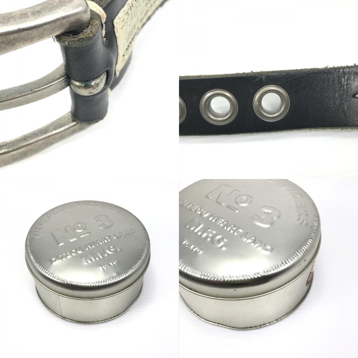 Vintage Works レザーベルト DH5663 31/79 中古品】 VINTAGE WORKS ビンテージワークス LEATHER BELT