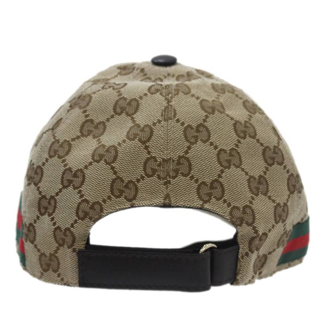 GUCCI GGキャンバス ベースボールキャップ M 58cm GUCCI GGキャンバスベースボールキャップ Mサイズ58cm