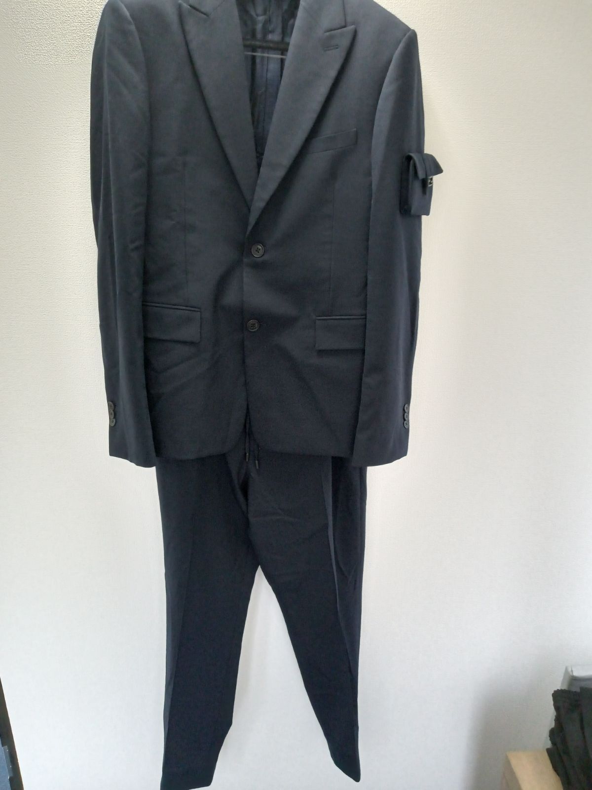 FENDI FFポーチ付きカジュアルスーツ ジョガーパンツ2本 ジョガーパンツ ネイビー フェンディ 50