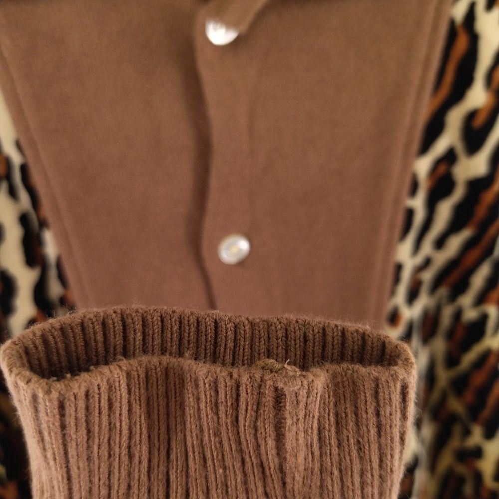 WACKO MARIA (ワコマリア) 20AW TWO-TONE KNIT POLO CARDIGAN