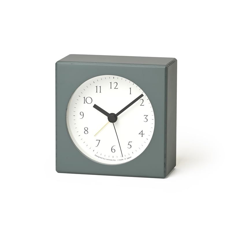 在庫限り】レムノス アラーム時計 アナログ ニュアン 天然色木地 nuan