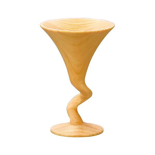 ヤマコー 用美 業務用 ひのき くねくねグラス yamaco12116