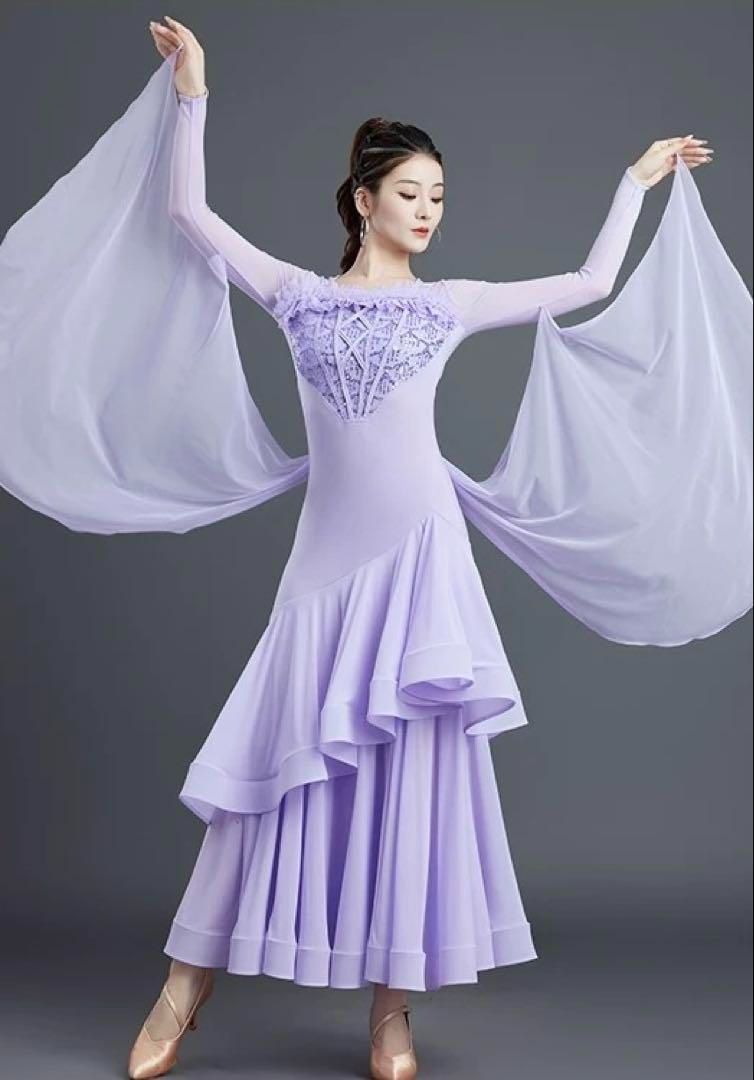 新品未使用 練習着にも最適 スタンダードドレス 発表会やダンス