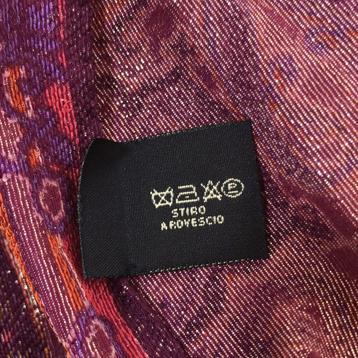 ETRO(エトロ) ストール(ショール)美品 パープル ペイズリー柄/ラメ 