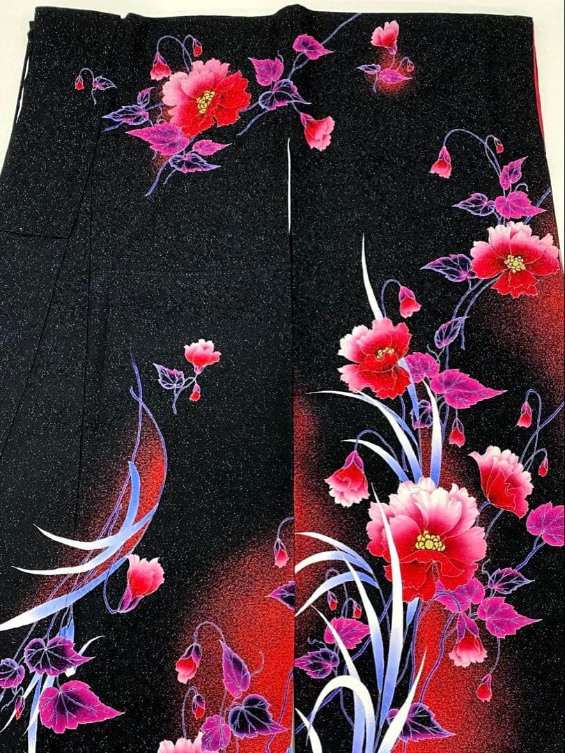 ブランド振袖 レオナール 豪華 銀通し 刺繍 身丈167cm パールトーン 