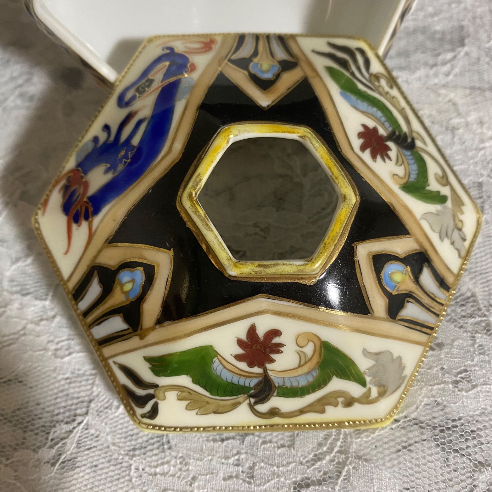 英国 里帰り オールドノリタケ ドレッシングテーブルセット マルキ印