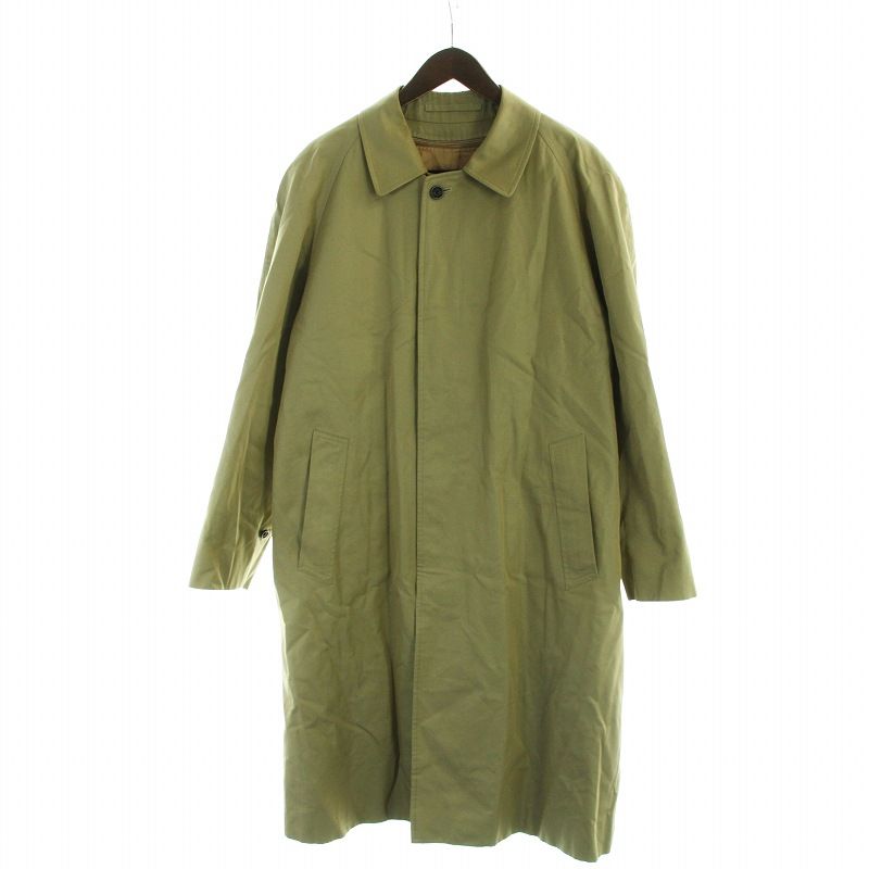 バーバリー ロングコート カーキ バーバリー ロンドン Burberry 金ボタン ナポレオンコート 40