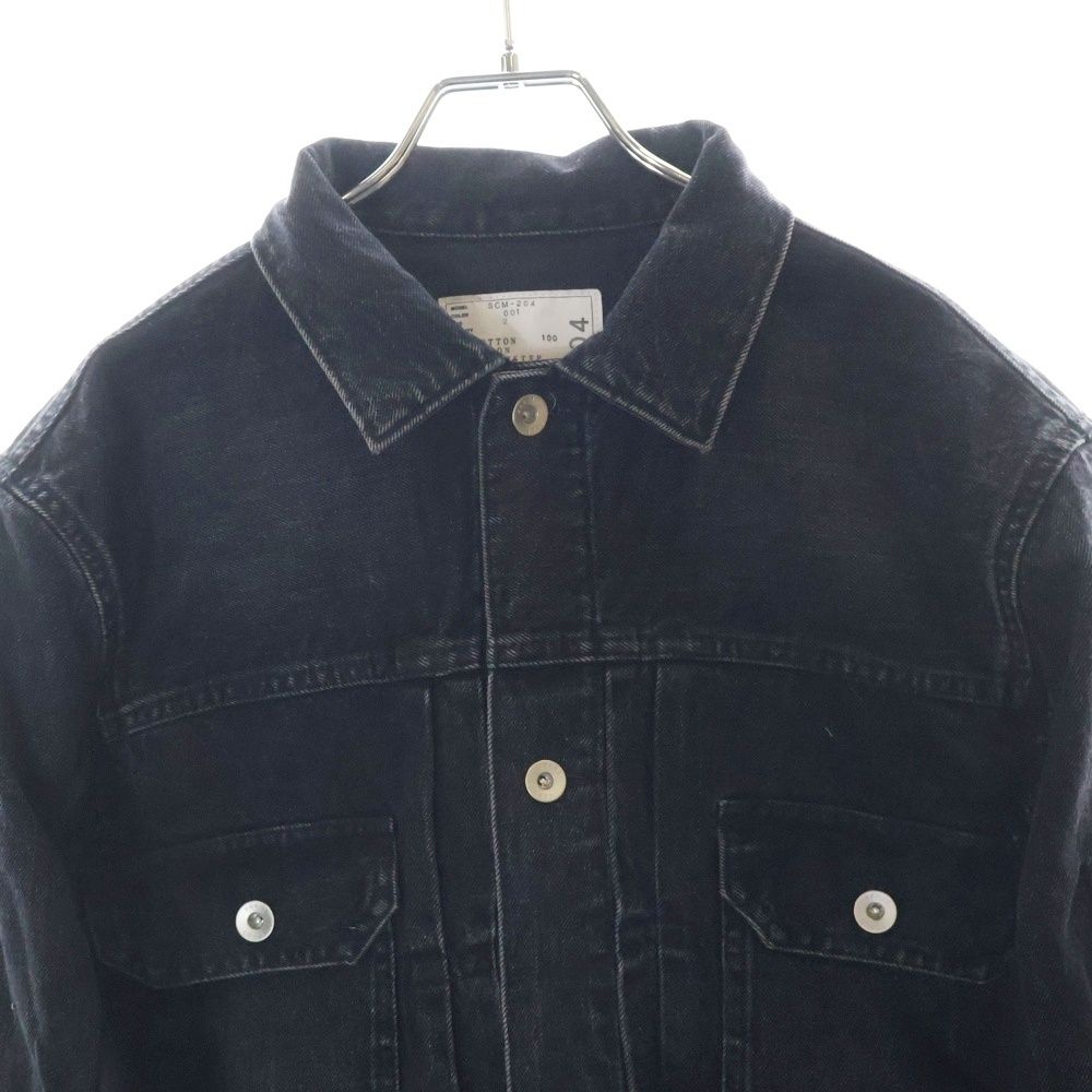 sacai サカイ　ドッキング　デニム　ジャケット　ブラック sacai 未使用 サカイ Denim × Nylon Twill Jacket SCM-205