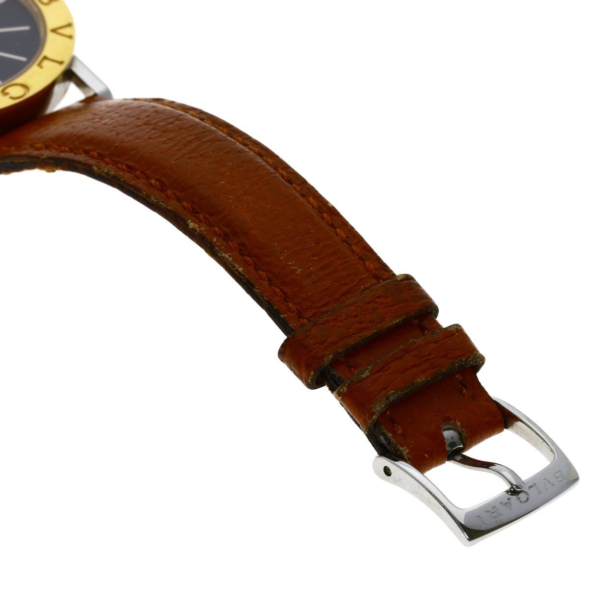 BVLGARI ブルガリ BB33SGL ブルガリブルガリ 腕時計 SS 革 K18YG  