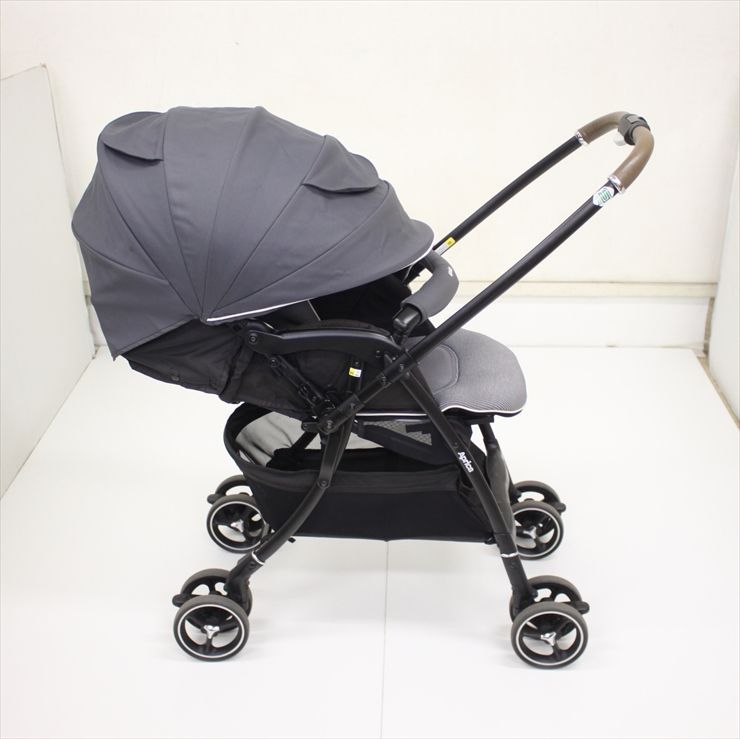 ラクーナクッション AD グレー 2134940 アップリカ 軽量オート4輪べビ－カー 生後1ヶ月～ クリーニング済み C1416263