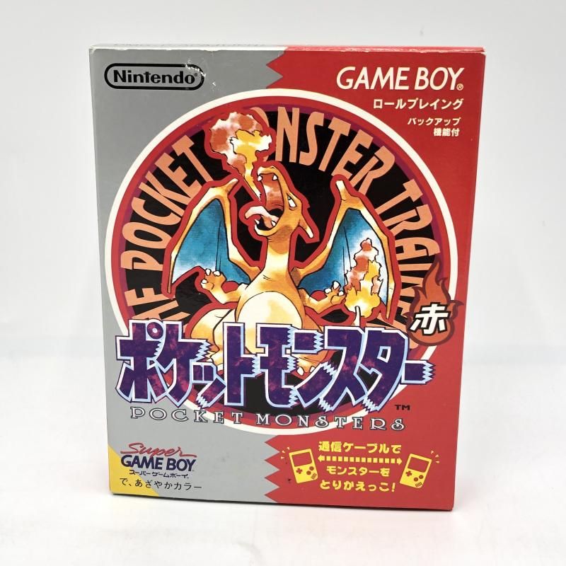 GB 任天堂 ゲームボーイ ポケットモンスター 赤 GB ポケモン 10