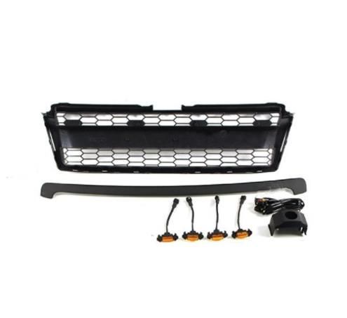 外装カスタム トヨタ ランドクルーザープラド 150系 2009－2013年 前期 LED付き フロントグリル フロントガーニッシュ LOGO付き
