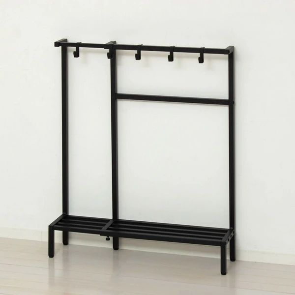 スタイリッシュ コンパクト伸縮カバンラック ブラック おしゃれ 収納 MARWIL-DEMENAGEMENTS_CH