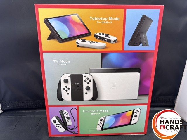 △【未使用】 任天堂 Nintendo ニンテンドー Switch HEG-S-KAAAA 有機EL スイッチ ホワイト 店舗印有 - メルカリ