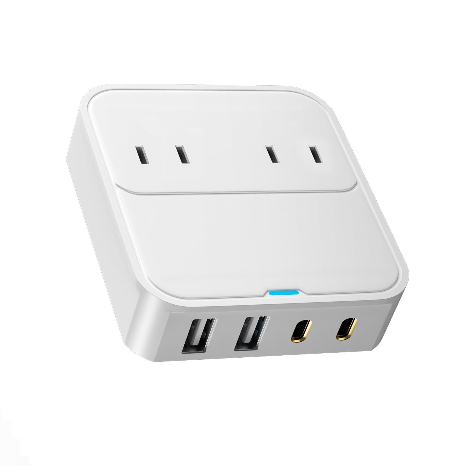 【数量限定】コンセント USB-C付き 2個USB-Aポート 2個Type-Cポート 蛸足コンセント USB-C USB充電器 USB タップ VHBW 雷ガード付 小型軽量 日本国内でのみ使用可能