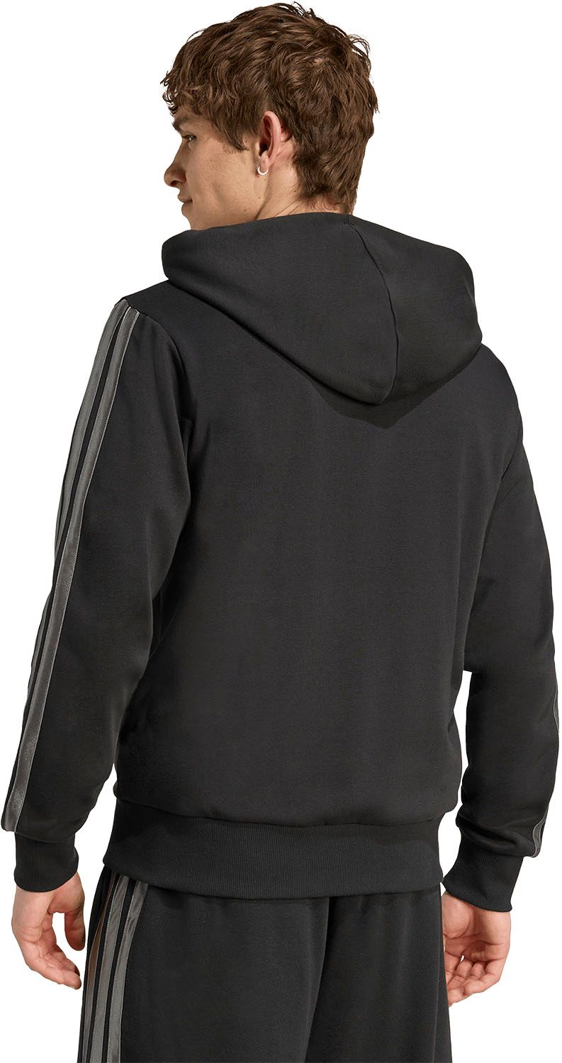 アディダス adidas ホリデー スリーストライプス フルジップ パーカー JVI19 JM1696 ミディアムグレーヘザ LLC-HASEGAWATOSO_COM