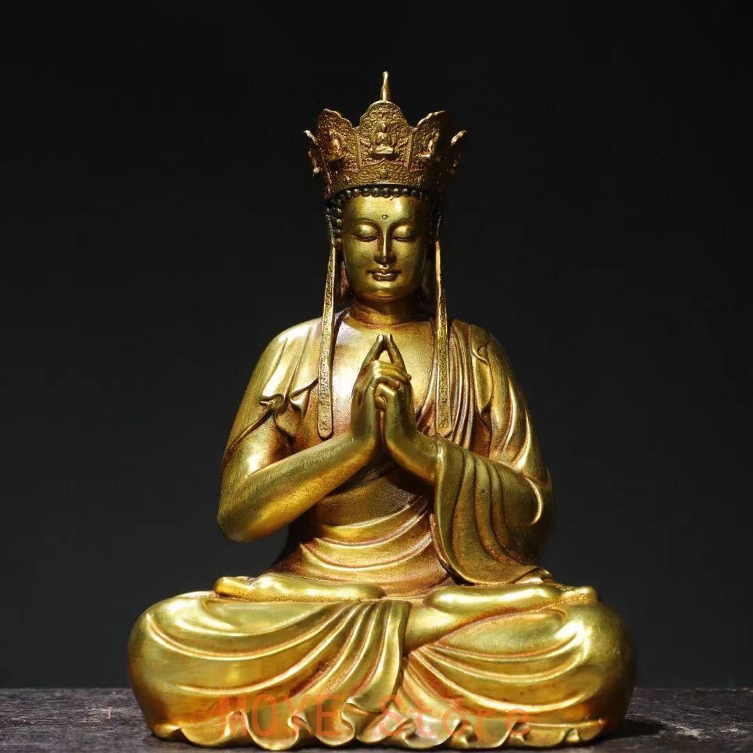 仏教美術 仏像 地蔵王仏像 銅製 銅器 工芸品 美術品 置物 仏教美術 仏像 地蔵王仏像 銅製 銅器 工芸品 美術品 置物 - メルカリ