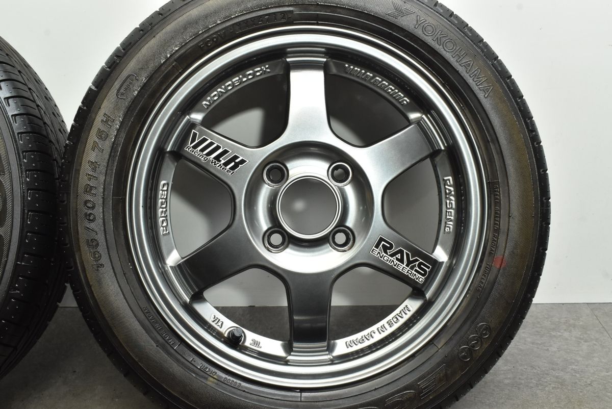T*y様 RAYS TE37 14インチ ホイールセット RAYS TE37 14インチ CARSTYLE オリジナルブラック | CARSTYLE