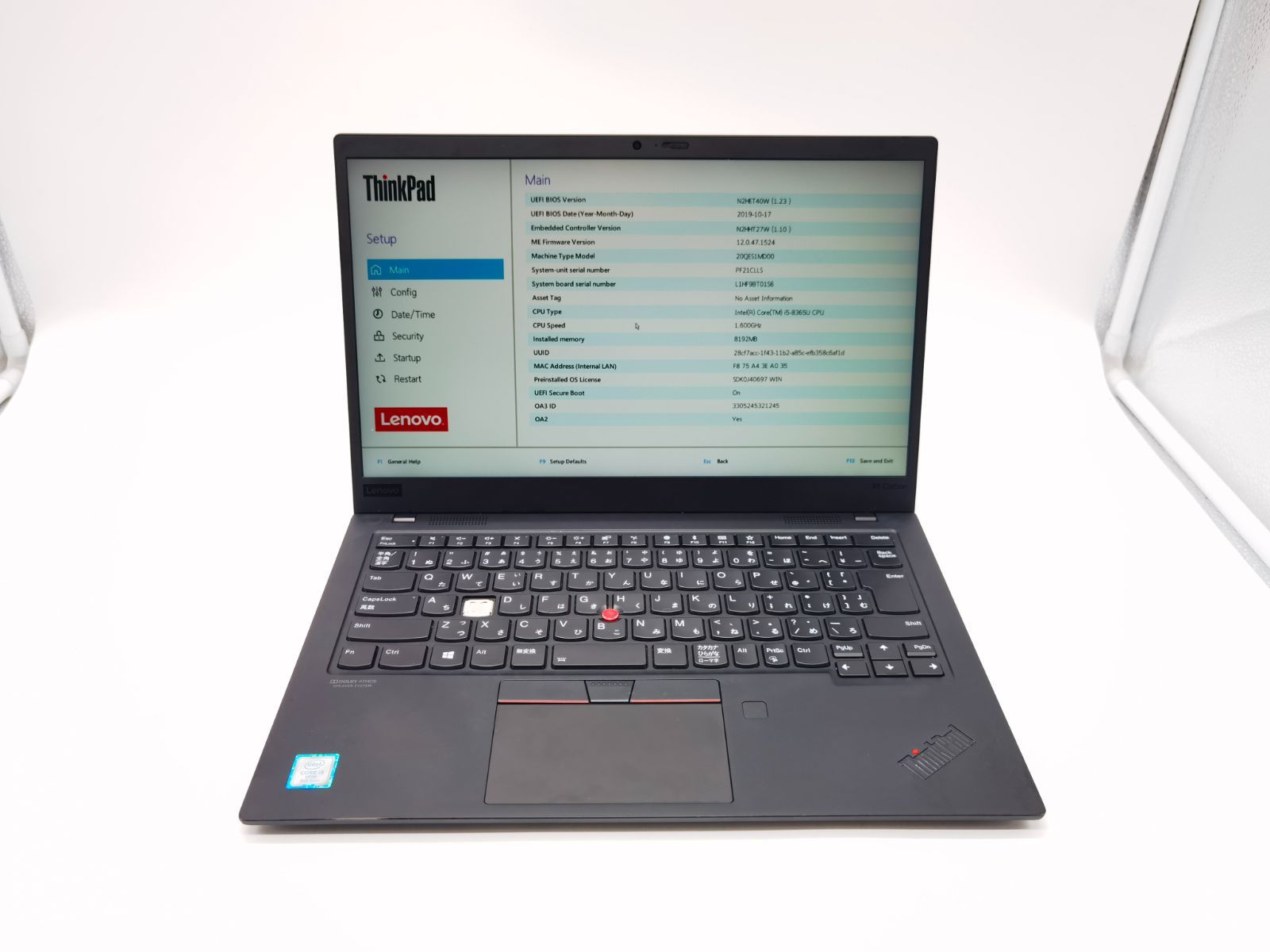 ジャンク／Lenovo ThinkPad X1 Carbon 7th Generation - メルカリ